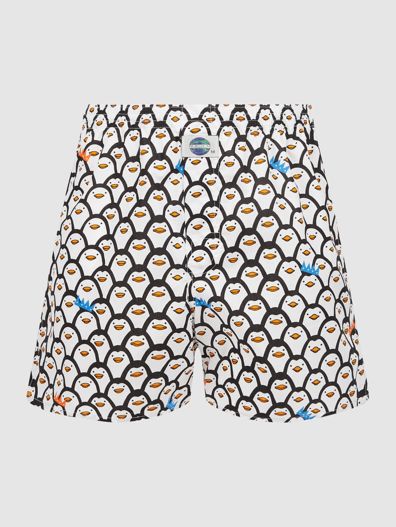 Boxershorts aus Baumwolle in weiß