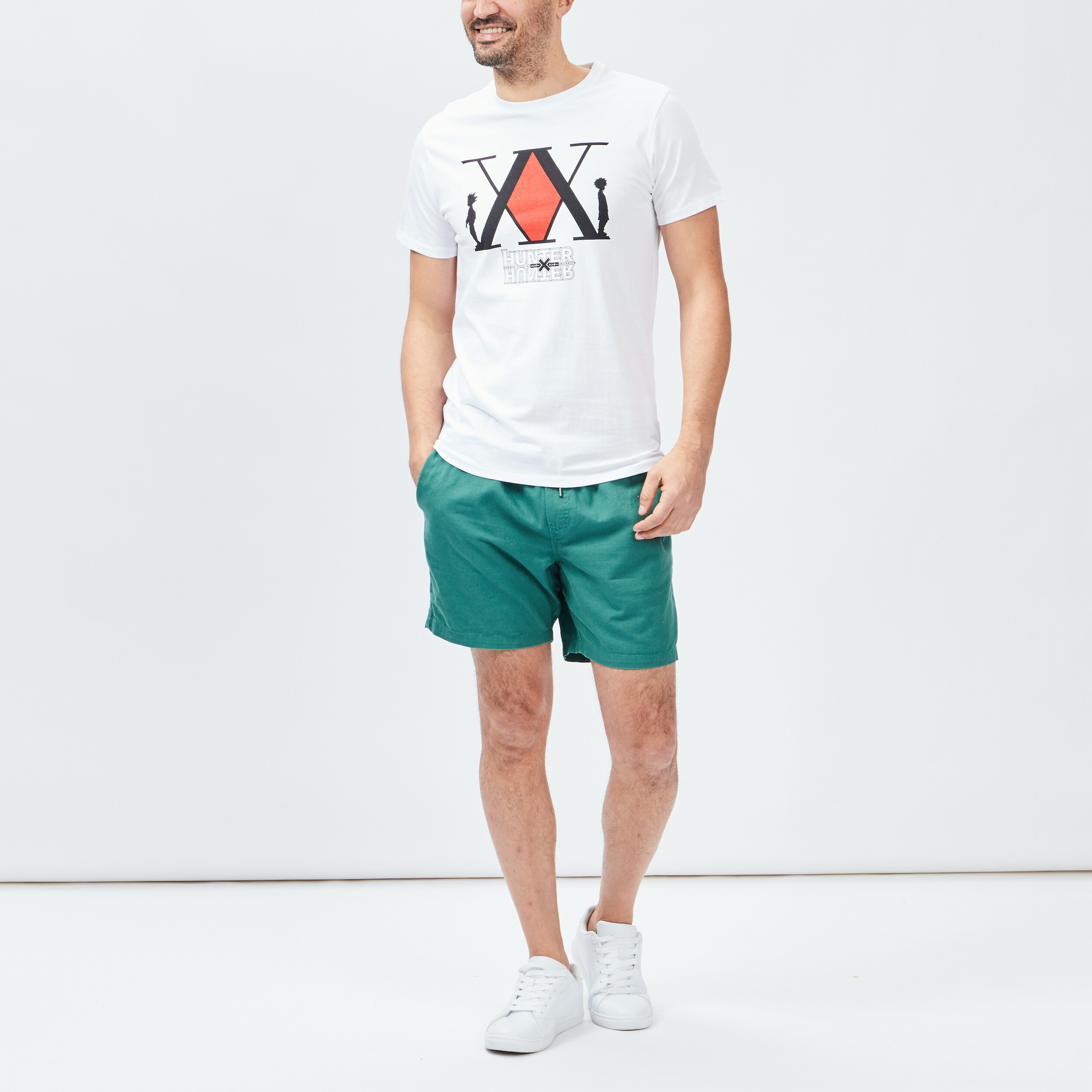 Short droit vert homme | La Halle