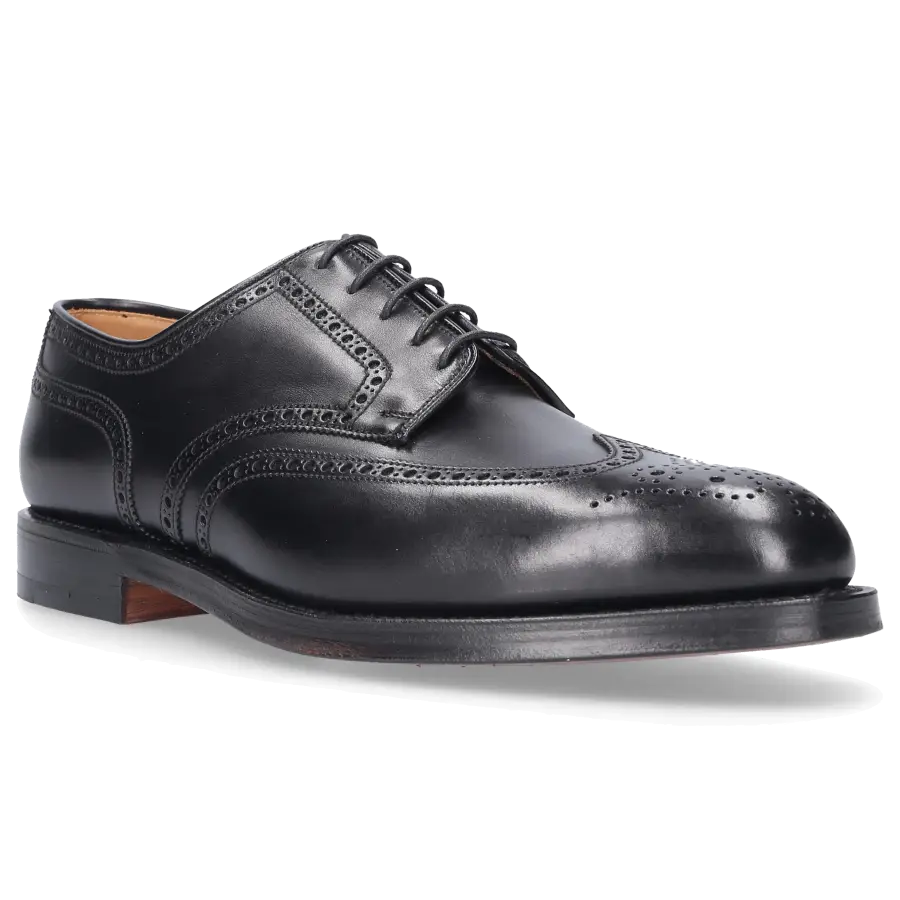 Crockett & Jones - Businessschuhe Derby CARDIFF schwarz - schwarz