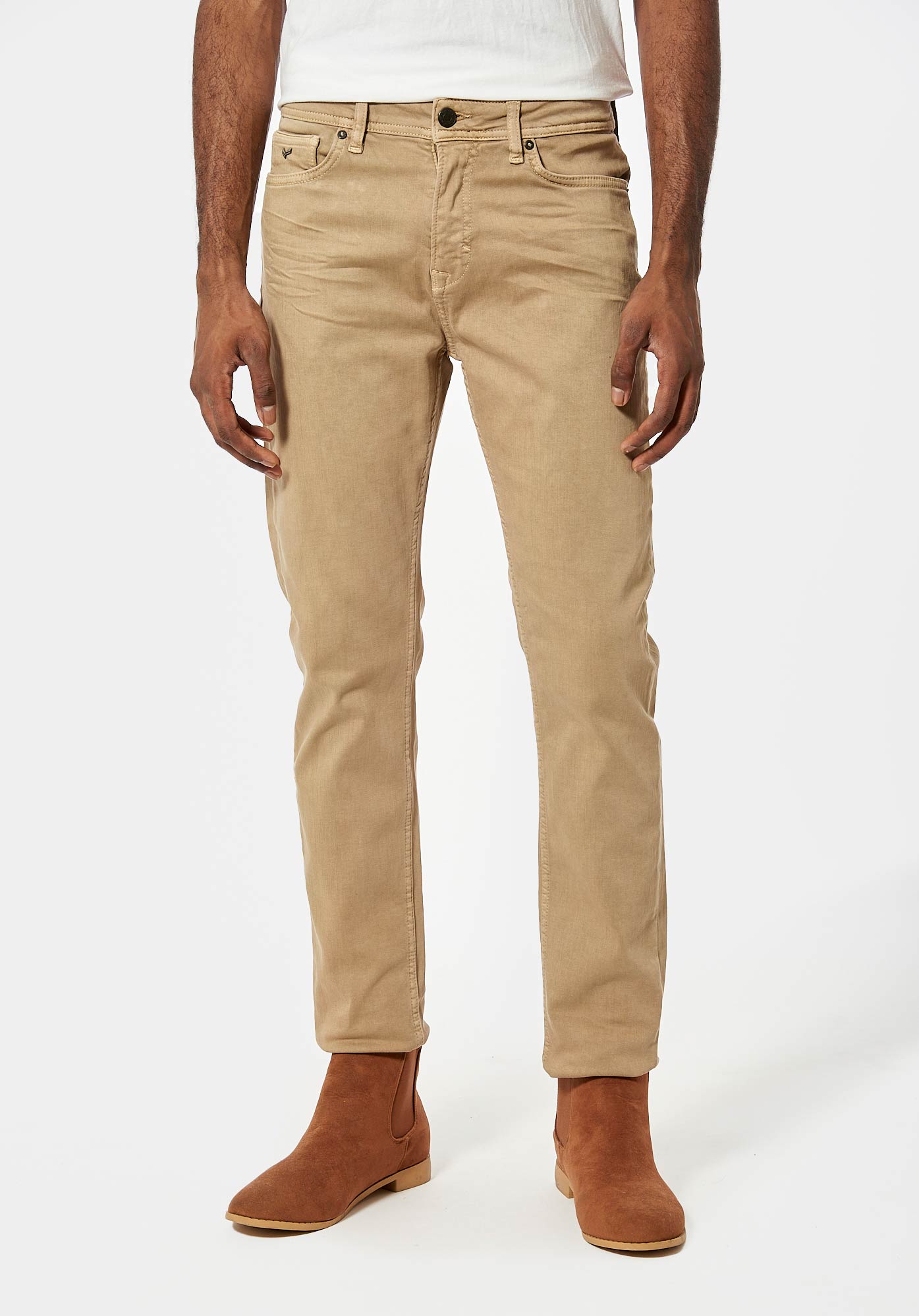 DAXKO  Jean slim beige Homme
