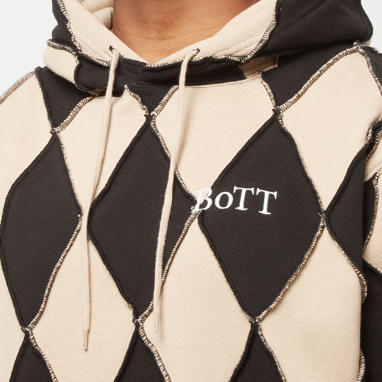 BoTT Patchwork Hoodie black