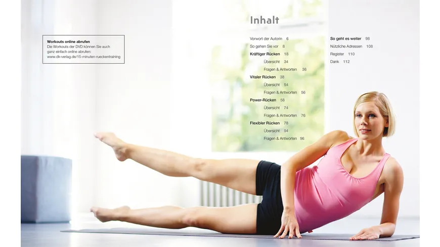 15 Minuten Rückentraining für jeden Tag