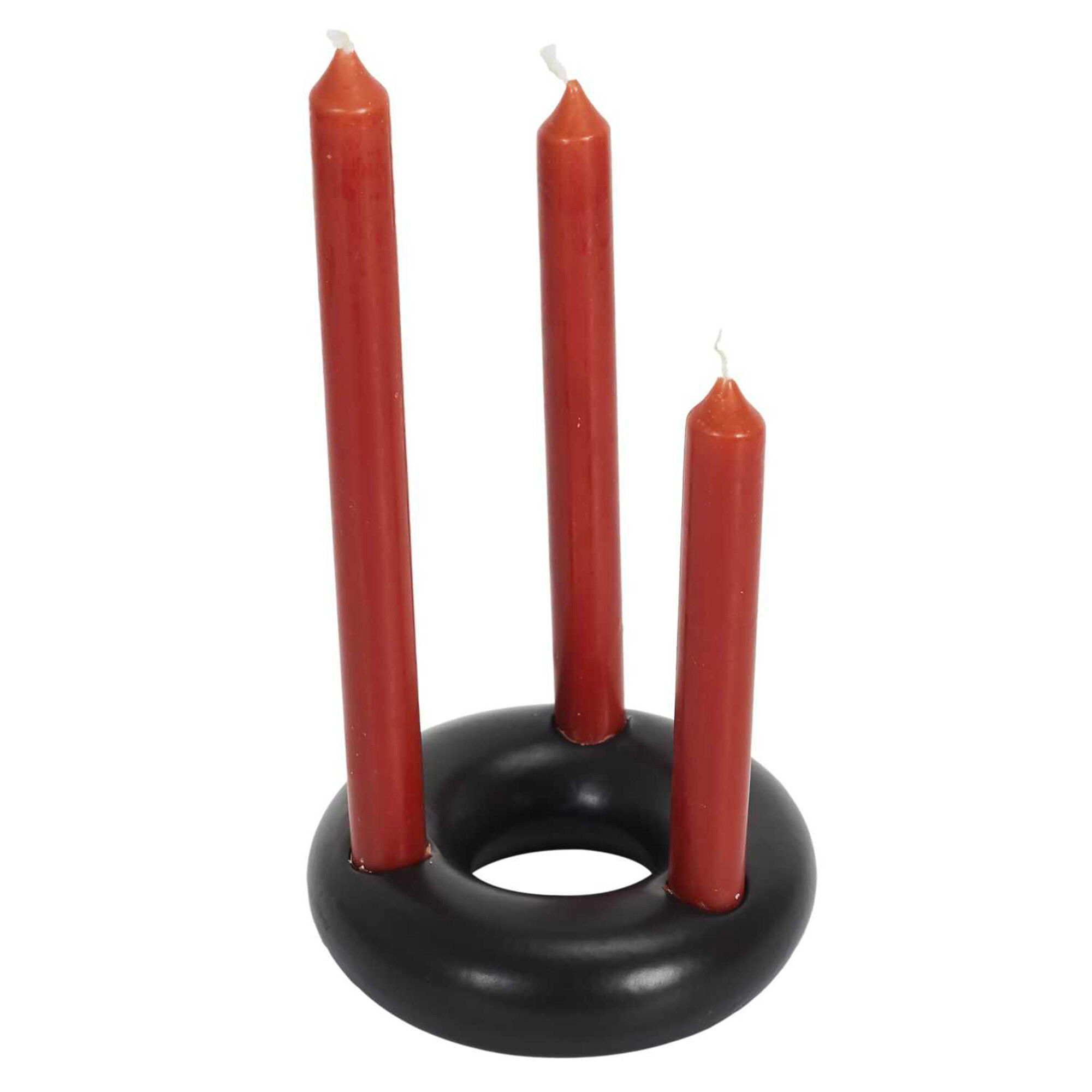 Bougeoir rond 3 bougies