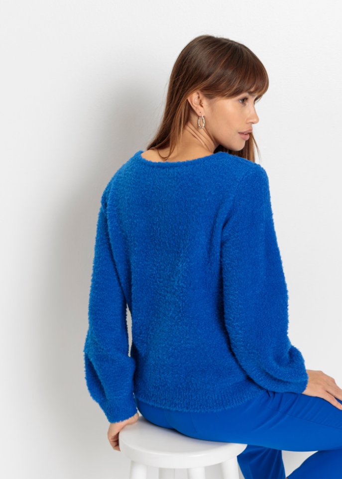 Pullover mit Spitzeneinsatz