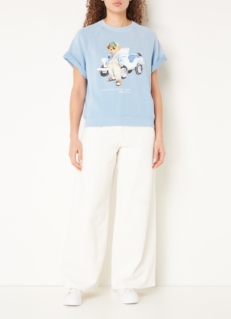 Pulover cu logo-ul Ralph Lauren imprimat
