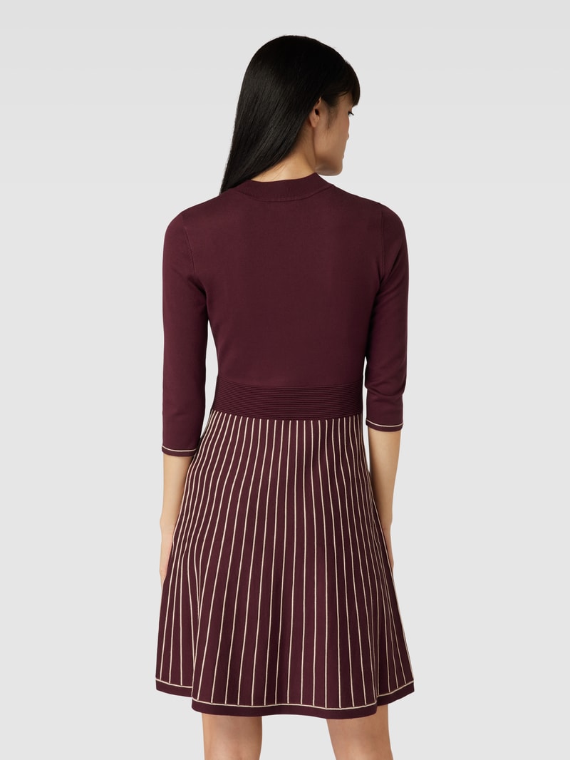 Knielnages Kleid mit 3/4-Arm in sand