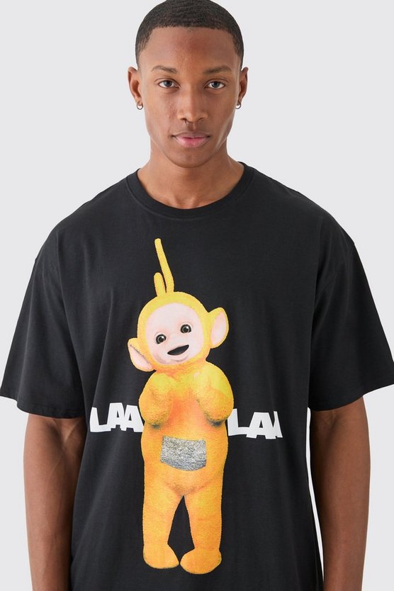 Oversize T-Shirt mit lizenziertem Telestubbies Lala Print