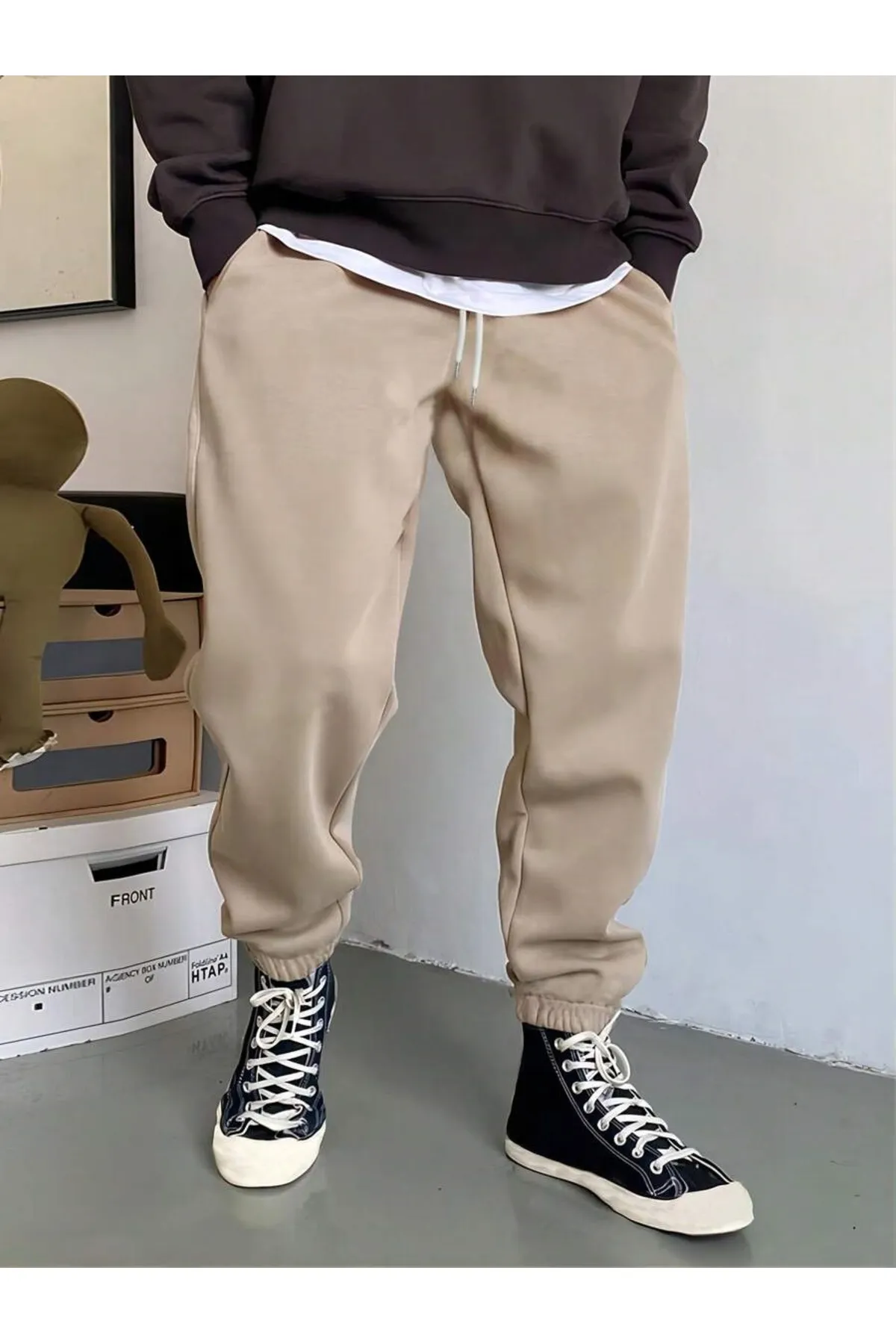MOONBULL  Jogginghose - Beige - Relaxed
