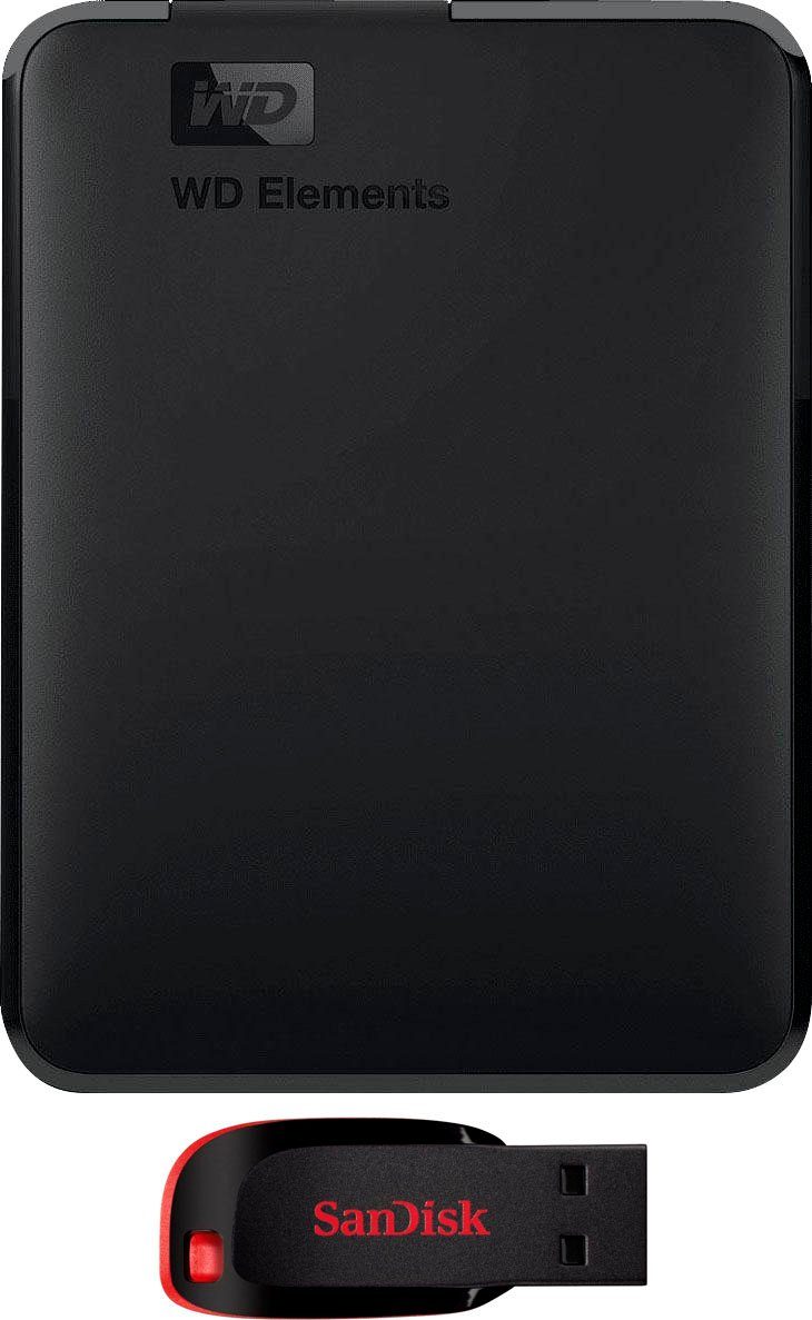 WD Elements Portable externe HDD-Festplatte (1 TB) 2,5
