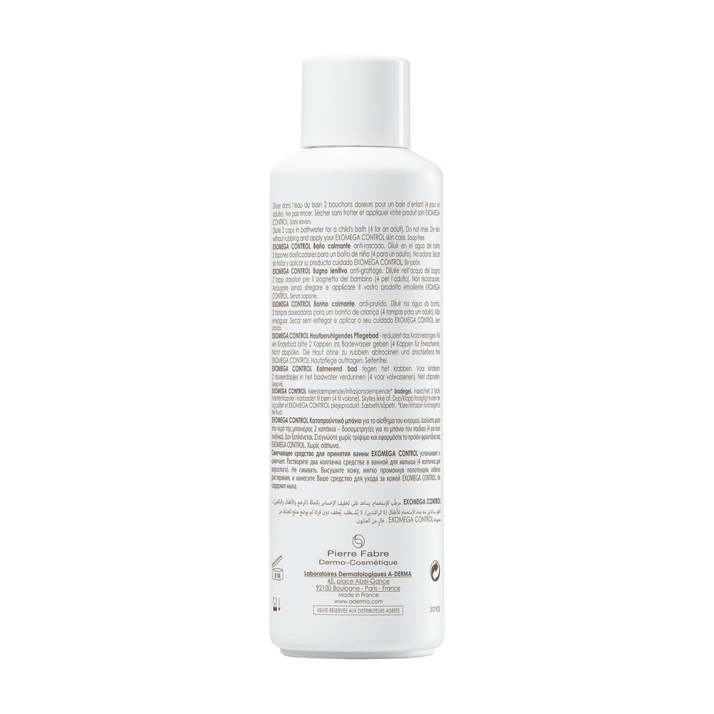 A-Derma Exomega Control Bain apaisant  Flacon 25 0ml Soin apaisant
