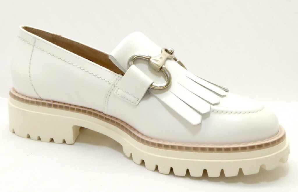 PAUL GREEN Sportliche Slipper weiss