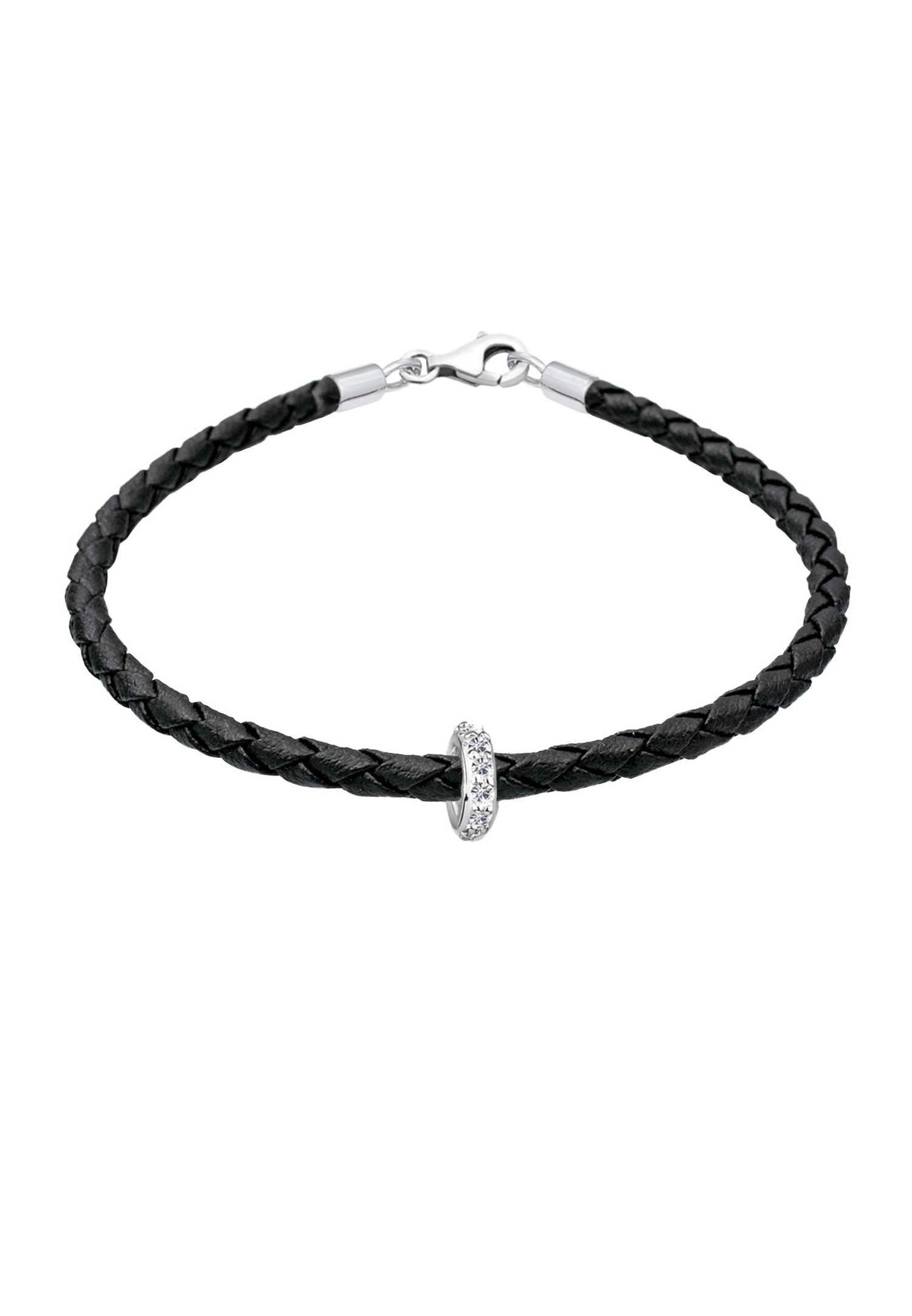Treccia da donna Elli con cristalli in argento sterling 925