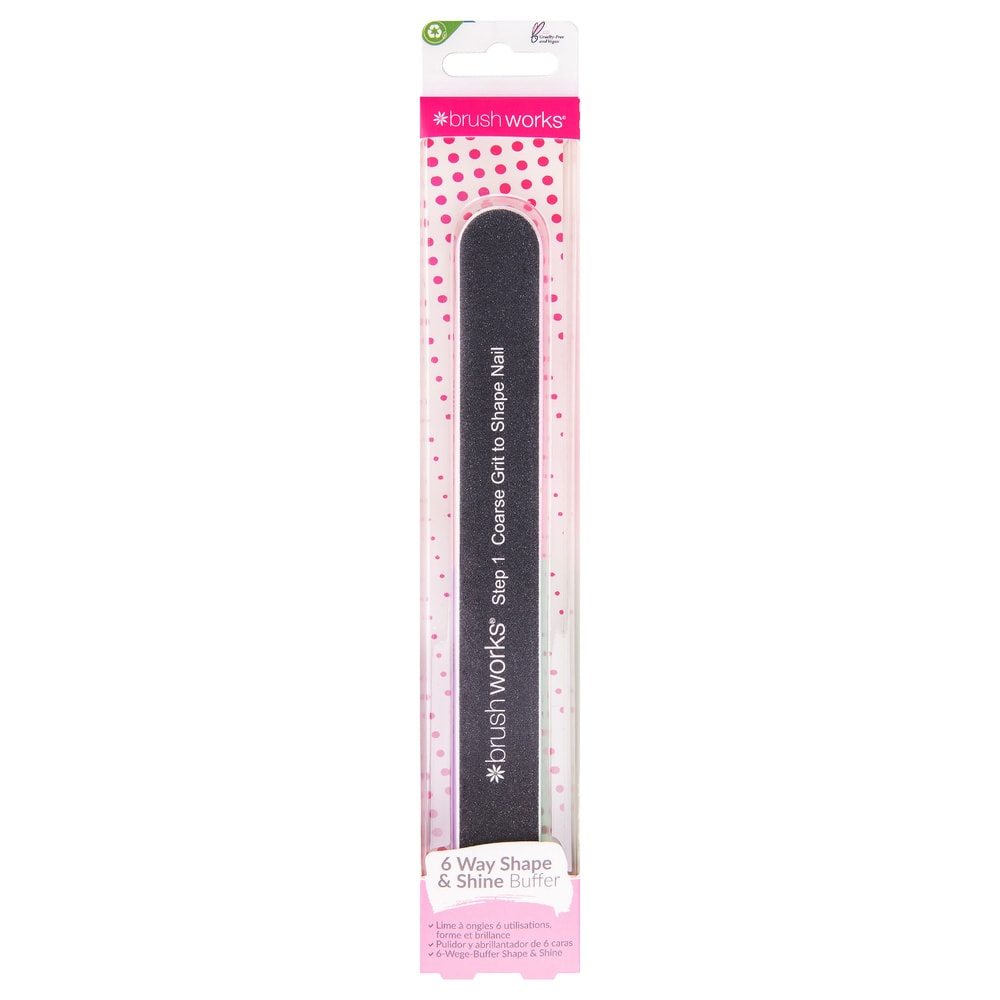 Brushworks Polissoir 6 en 1 Accessoire Manucure