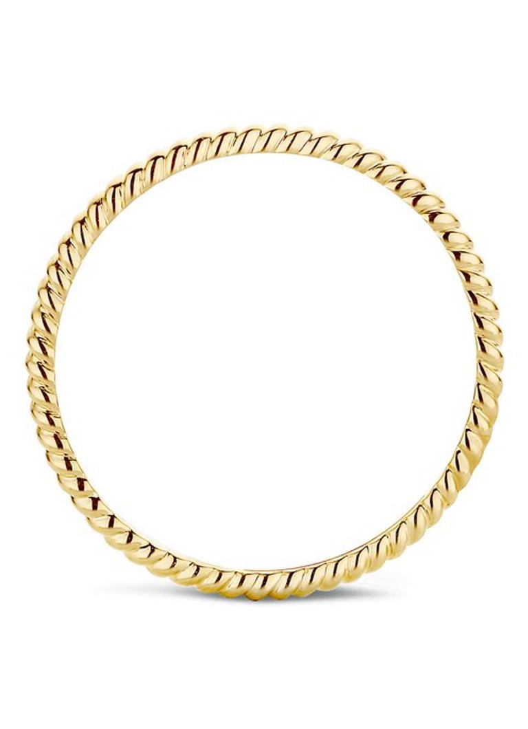 Blush Ring of 14 carat yellow gold 1196YGO