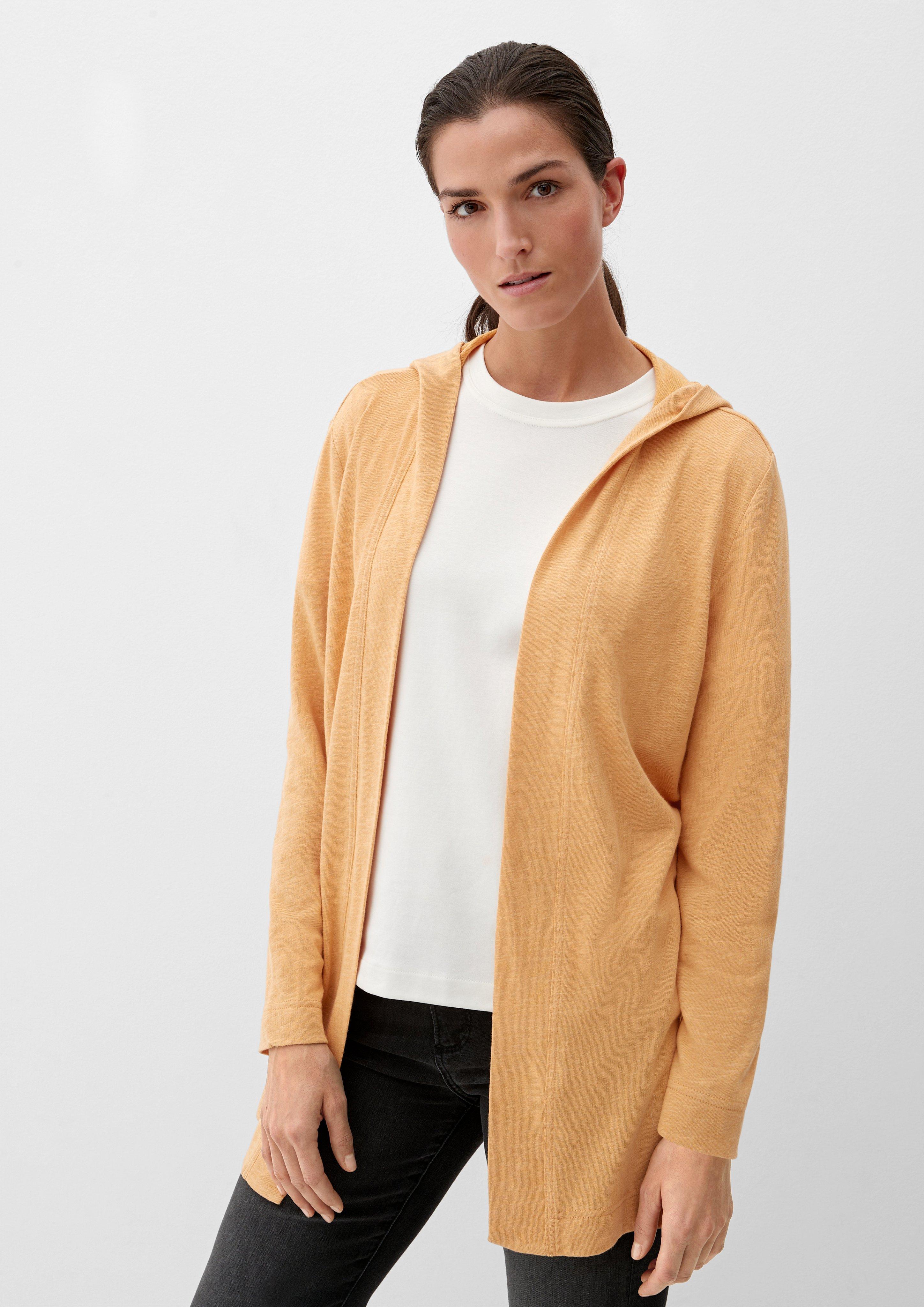 Long-Cardigan mit Kapuze  2127681-1770