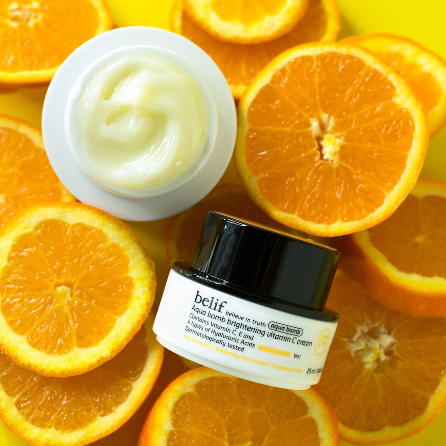 Belif Aqua Bomb Brightening Vitamin C Cream Crème Visage Hydratante