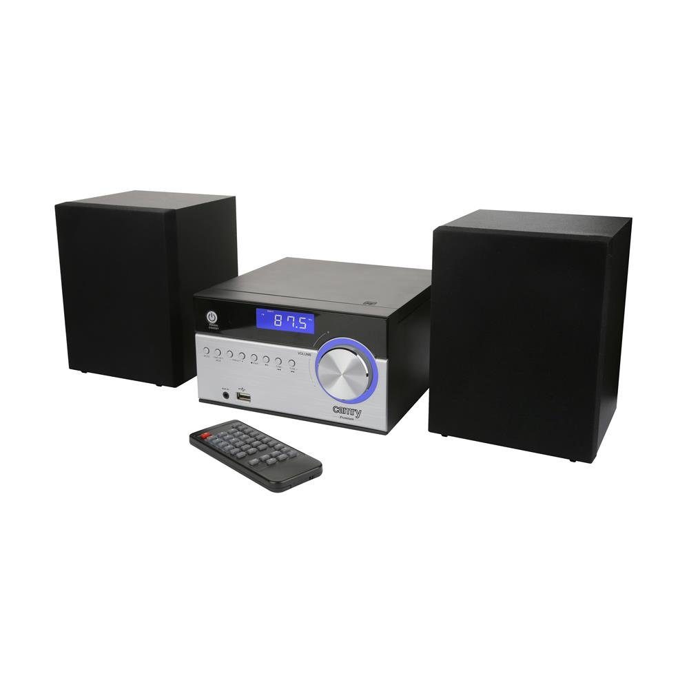 Camry CR 1173 Mini-Hi-Fi-Turm Stereoanlage (mit Bluetooth, USB, AUX-Eingang, CD-ROM, FM/AM-Radio, zwei Lautsprecher mit RMS 28W, Soundsystem, HiFi Turm, Musikanlage)