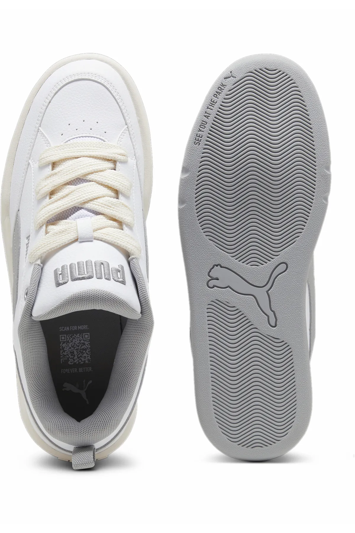 Puma  Sneaker - Weiß - Flacher Absatz