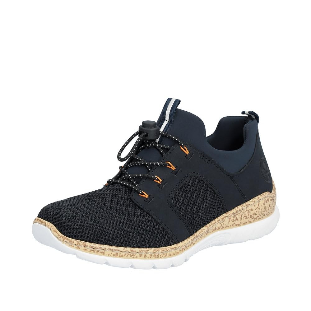 RIEKER Sportliche Slipper blau