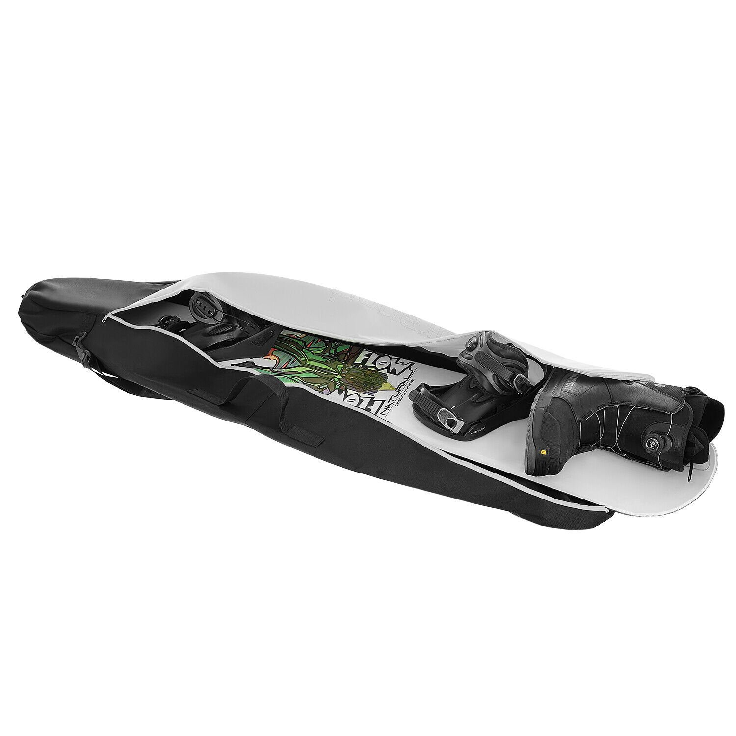 Granori Skitasche für Snowboard – Snowboardtasche & -rucksack 2-in-1 Boardtasche 150 cm (abschließbar), mit zusätzlichem Platz für Skihelm und Skischuhe
