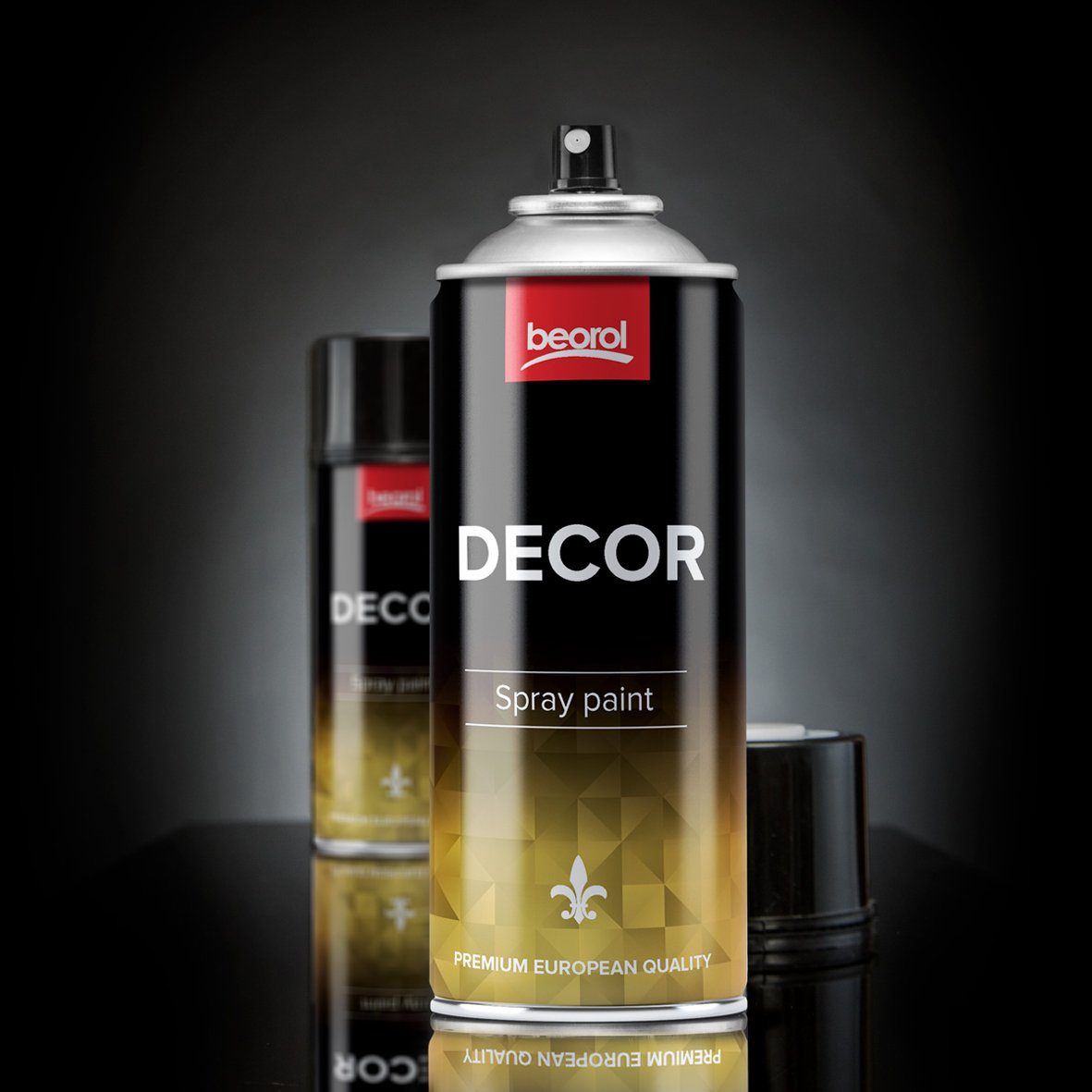 BigDean Sprühlack Dekoration Sprühlack Gold Glanz 400ml Sprühfarbe Lackspray