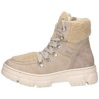 Rieker Schnür Boots in beige