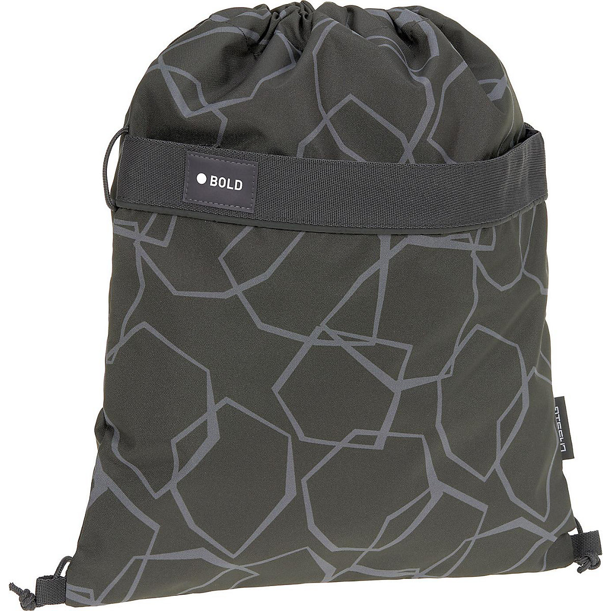 Sportbeutel Bold Edges grey