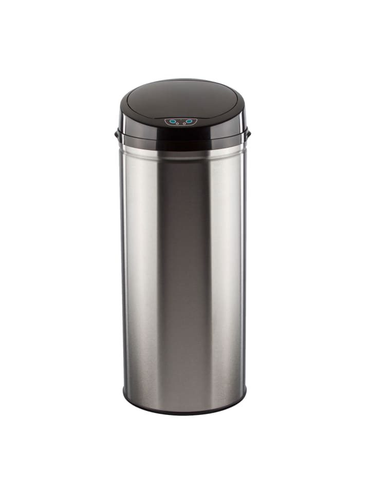 Echtwerk Edelstahl Abfalleimer mit Sensor 42 l in Brushed günstig kaufen onesize