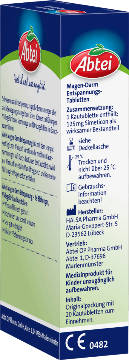 Magen-Darm Entspannungs-Kautabletten, 20 St