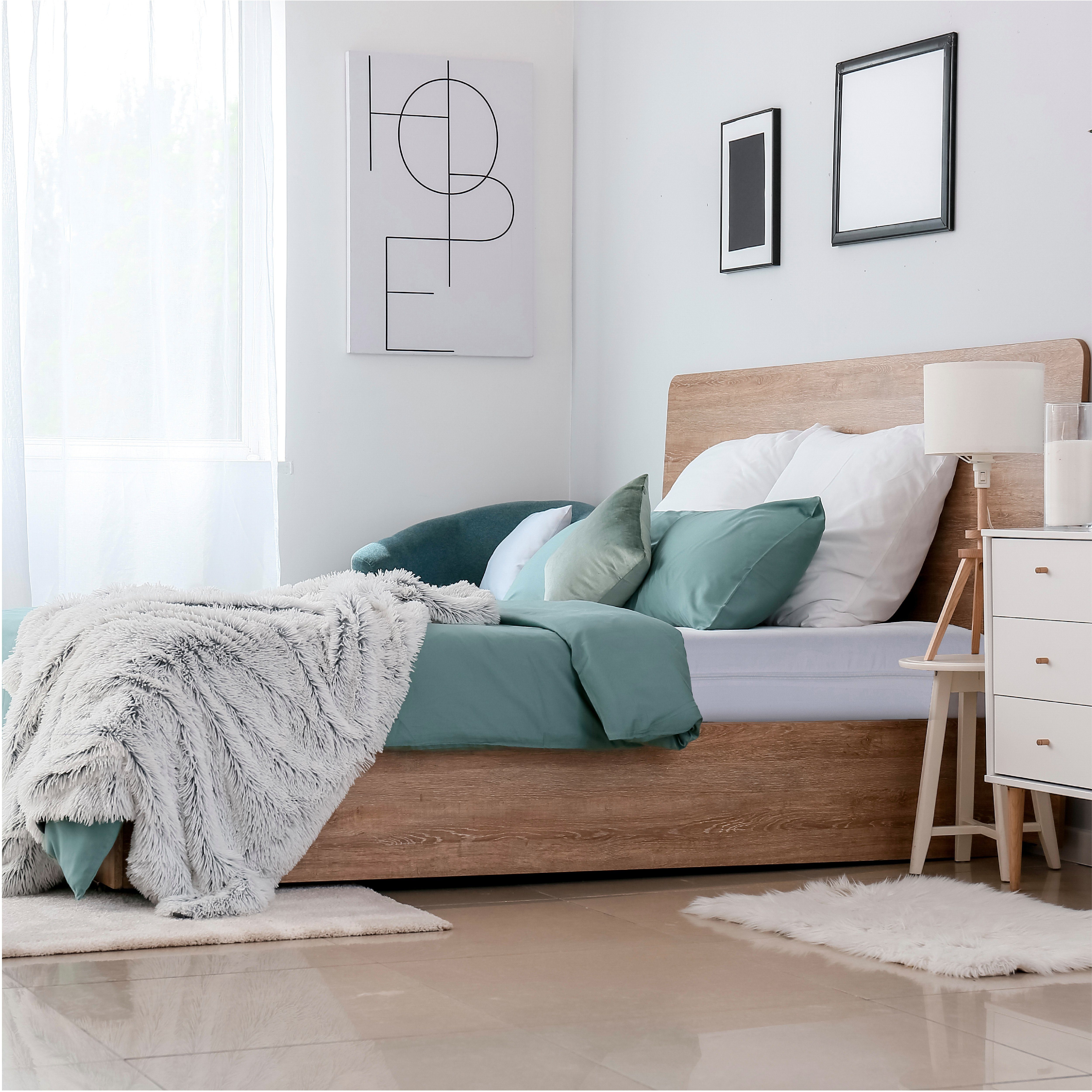 Komfortschaummatratze MILA - mit 7 Komfortzonen und antiallergenem Bezug im Härtegrad H3, Essence Sleep, 13 cm hoch, (Set, 1-tlg), atmungsaktiv & feuchtigkeitsabsorbierend, nach 48 h verwendbar