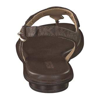 Michael Kors MK Plate Thong Sandale in braun