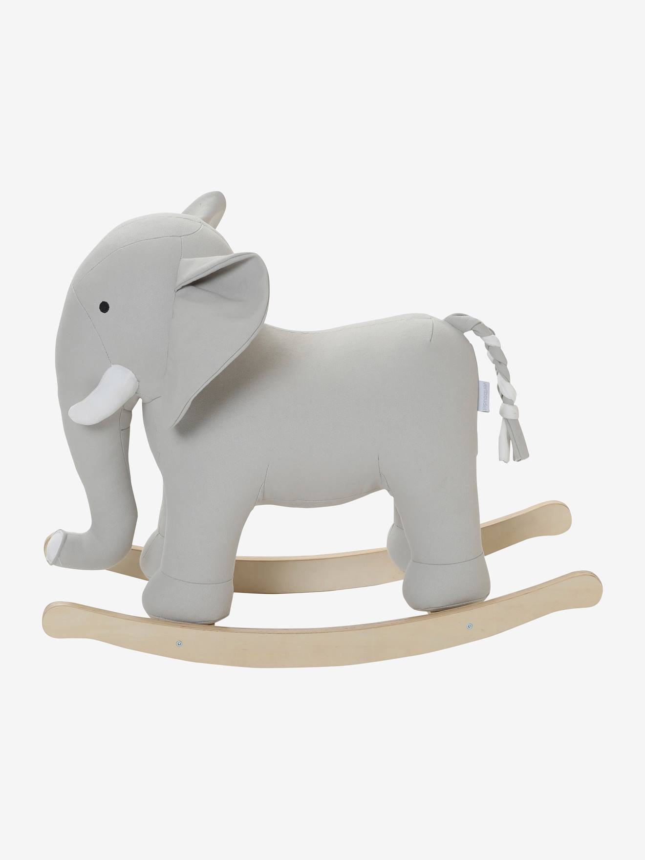 Eléphant à bascule en bois FSC® multicolore