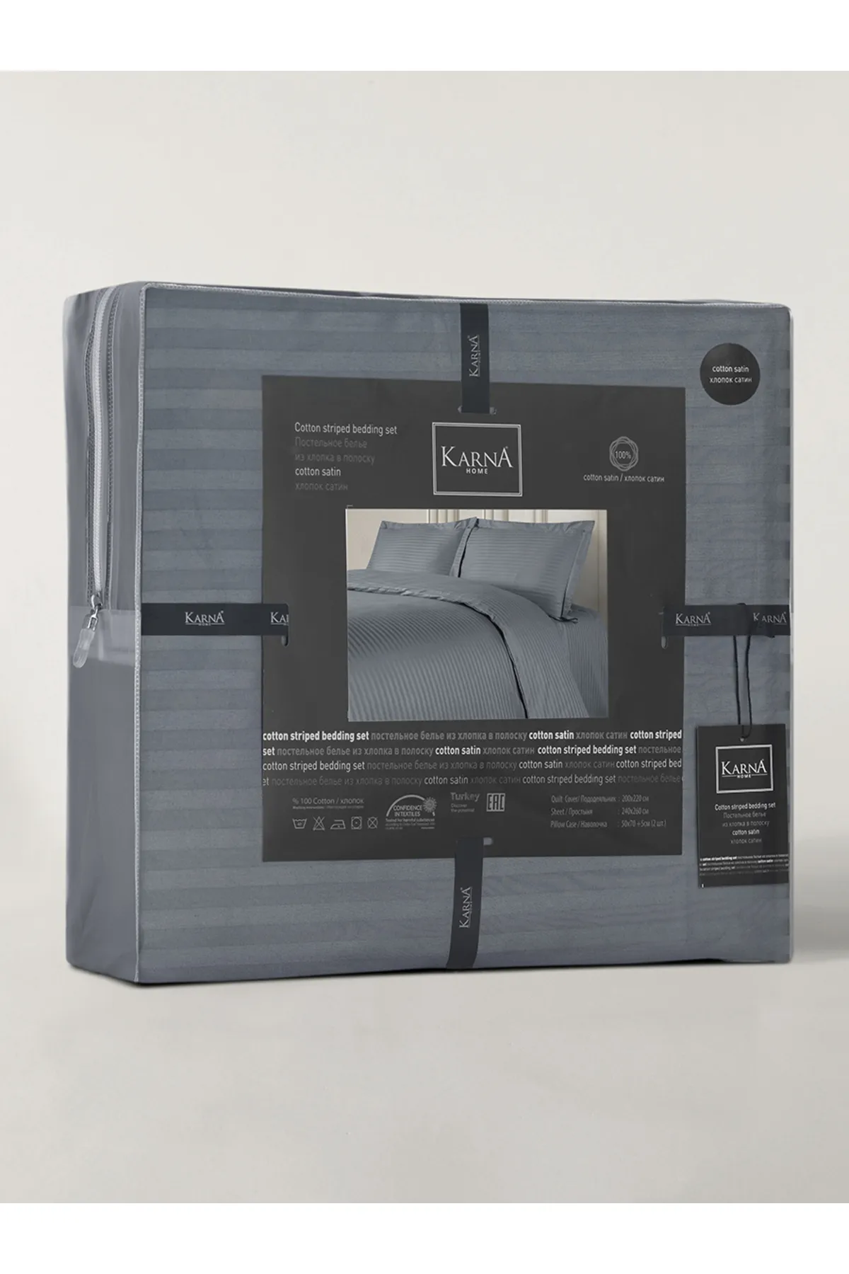 KARNA  LINE Bettbezug-Set aus 100 % Baumwolle