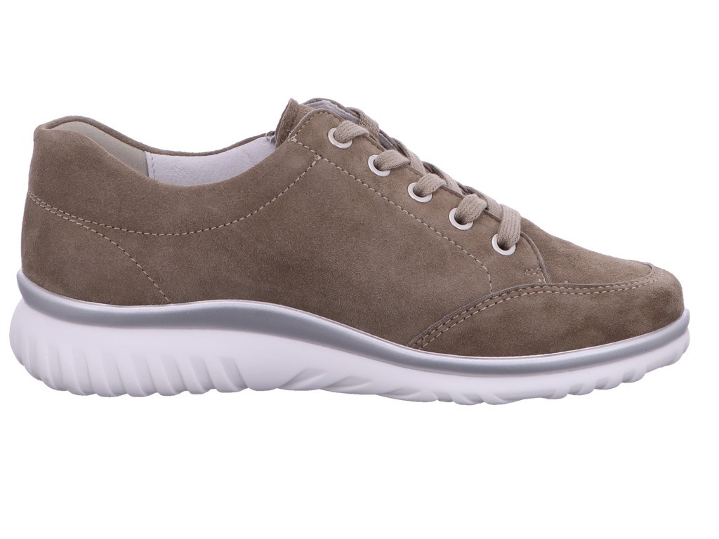 SEMLER Komfort Schnürer beige SAMT-CHEVRO