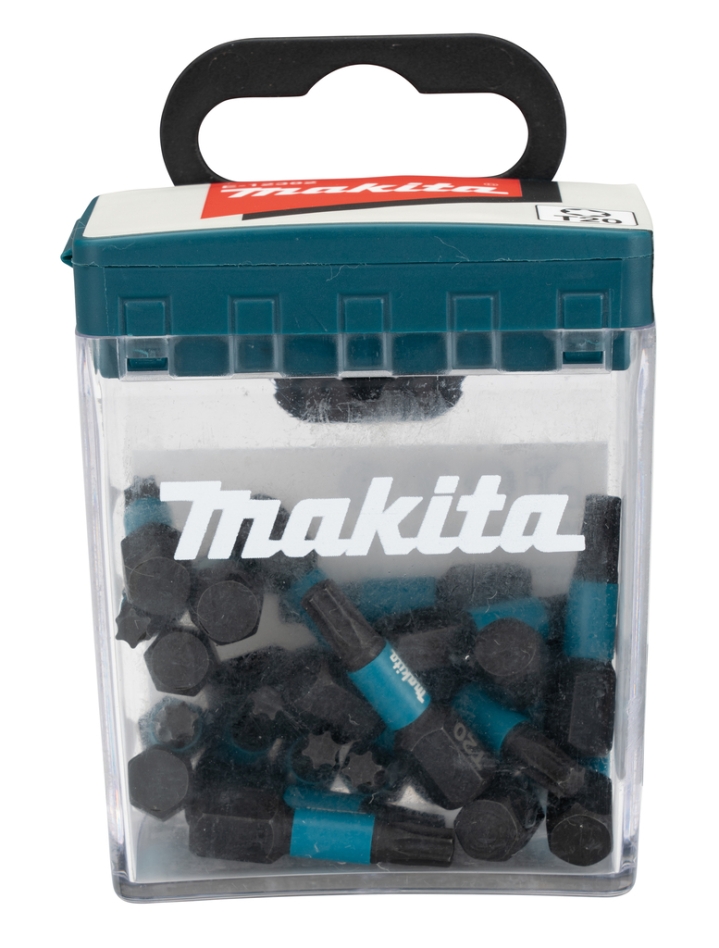 Makita Zubehör E-12382 Schlagschrauber-Bit Schwarz T20 x 25 mm, 25 Stück