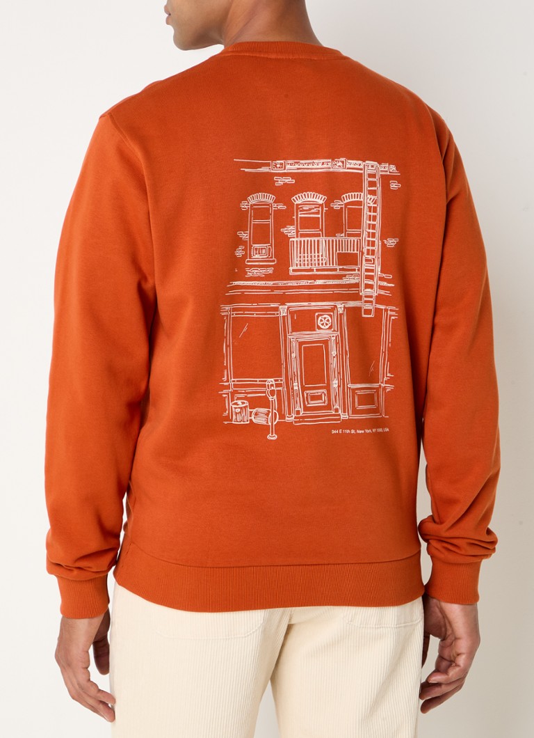 Les Deux Neighborhood sweater with front and back print