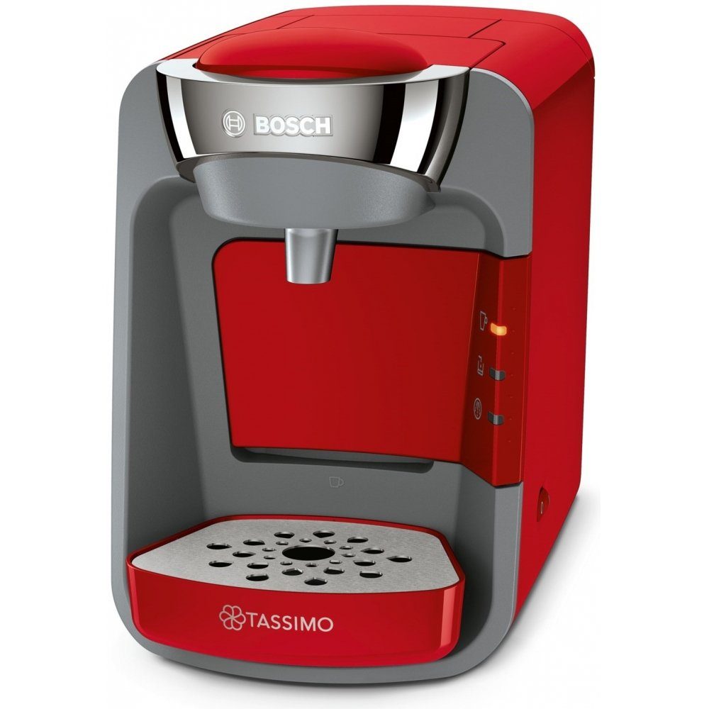 TASSIMO Kapselmaschine Bosch TAS3208 Tassimo Suny - Kapselmaschine - rot/anthrazit