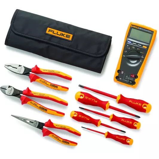 Multimetru digital True RMS Fluke 40003914 IB179K-EGFID și kit de pornire cu scule manuale