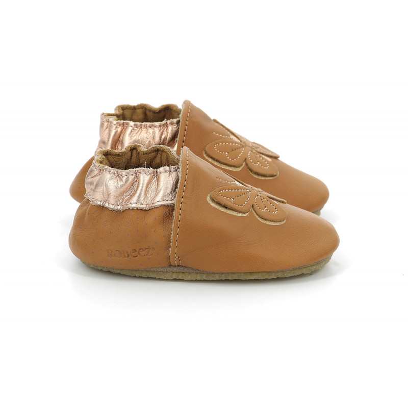 Chaussons cuir tannage végétal Flyinthewindcrp