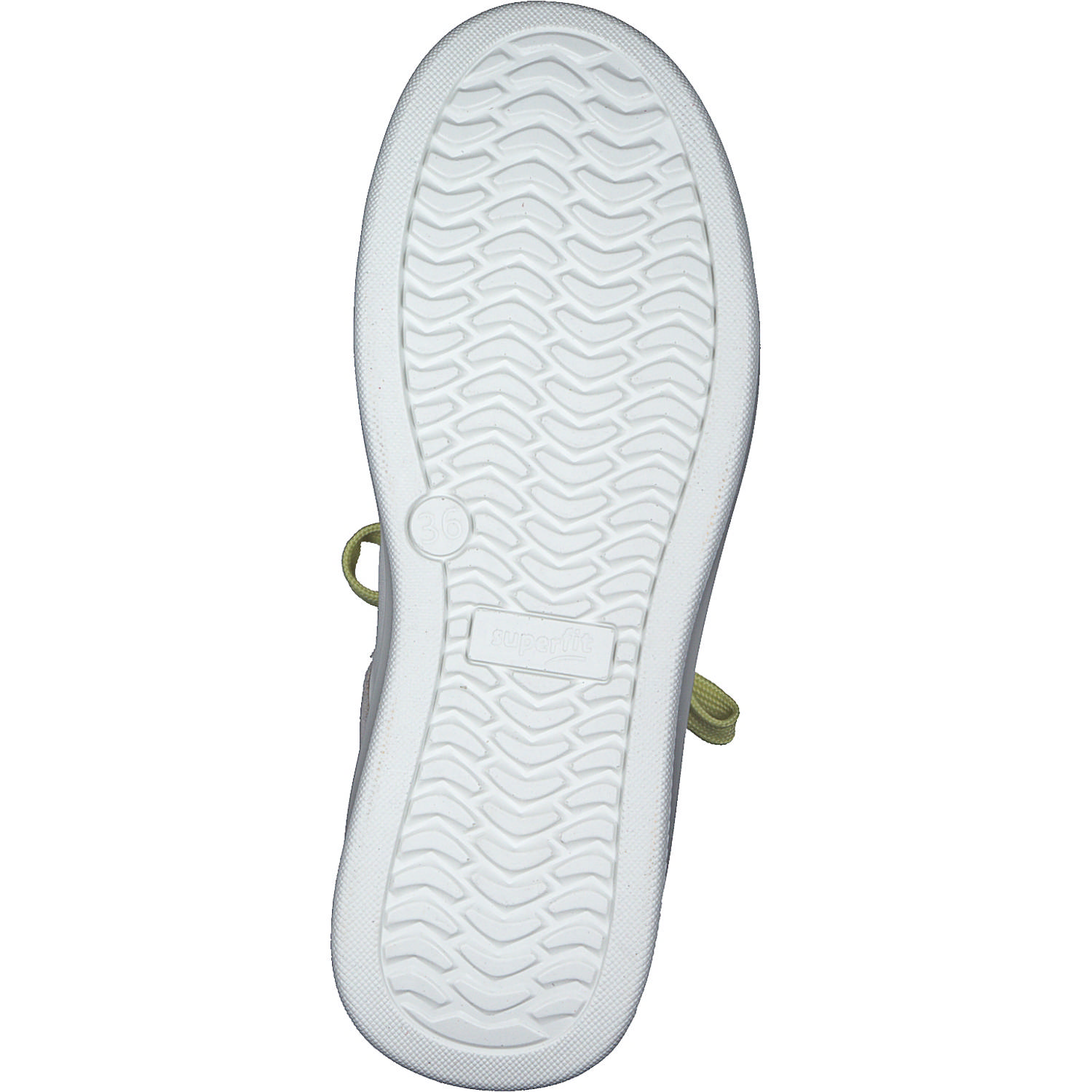 Superfit COSMO 06461, Sneakers Low, Kinder, Weiß/Gelb