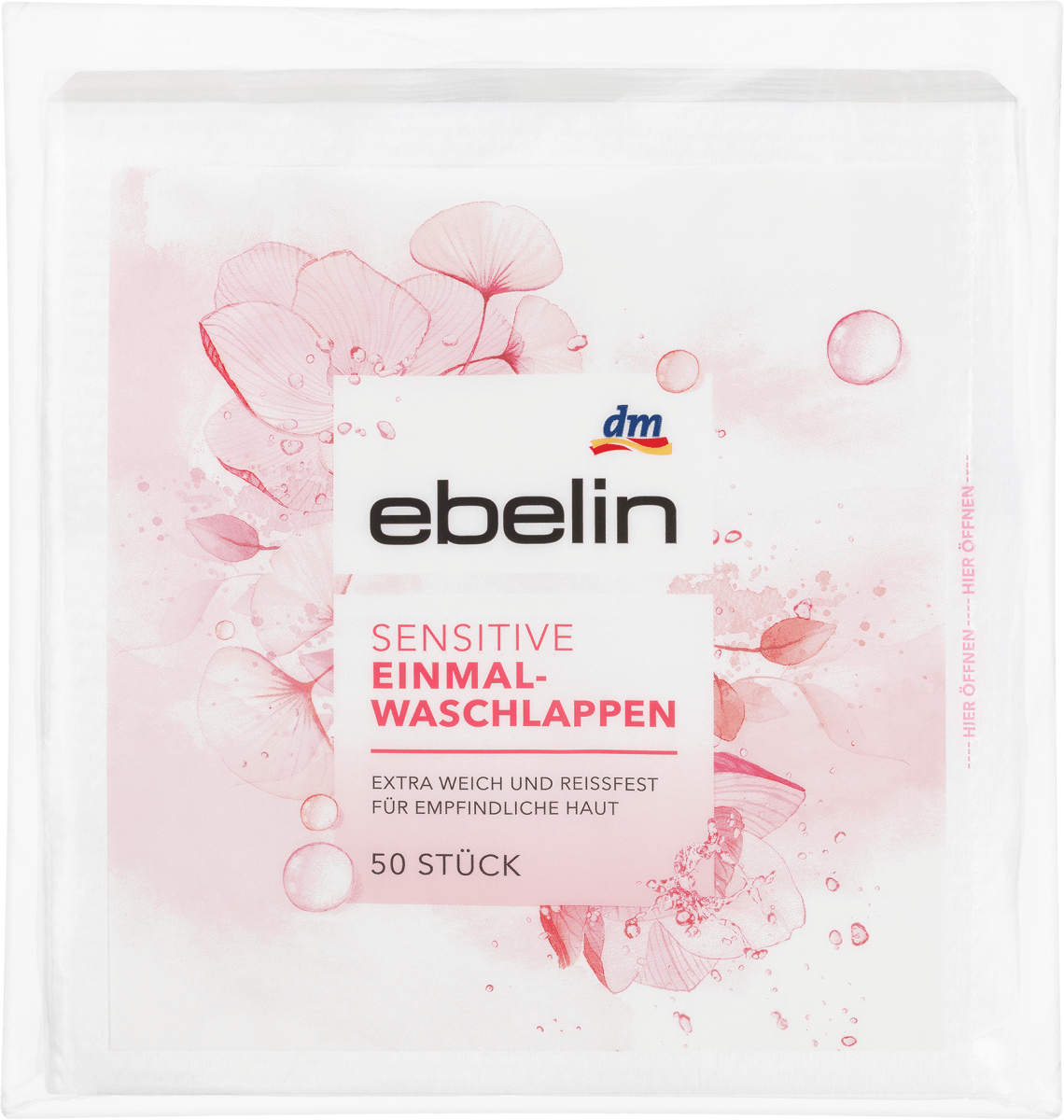 Einmalwaschlappen sensitiv, 50 St