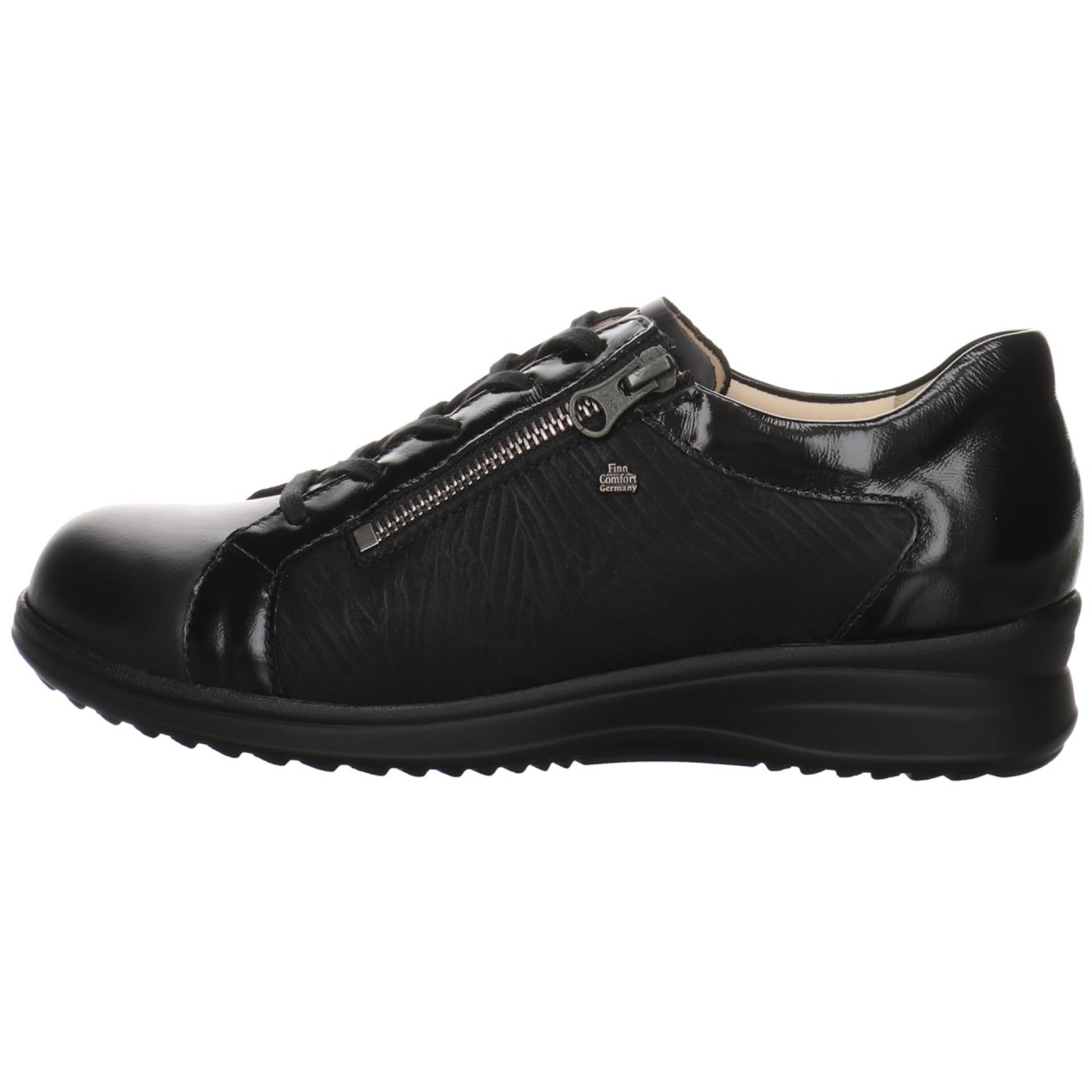 FINN COMFORT Freizeit Schnürer schwarz