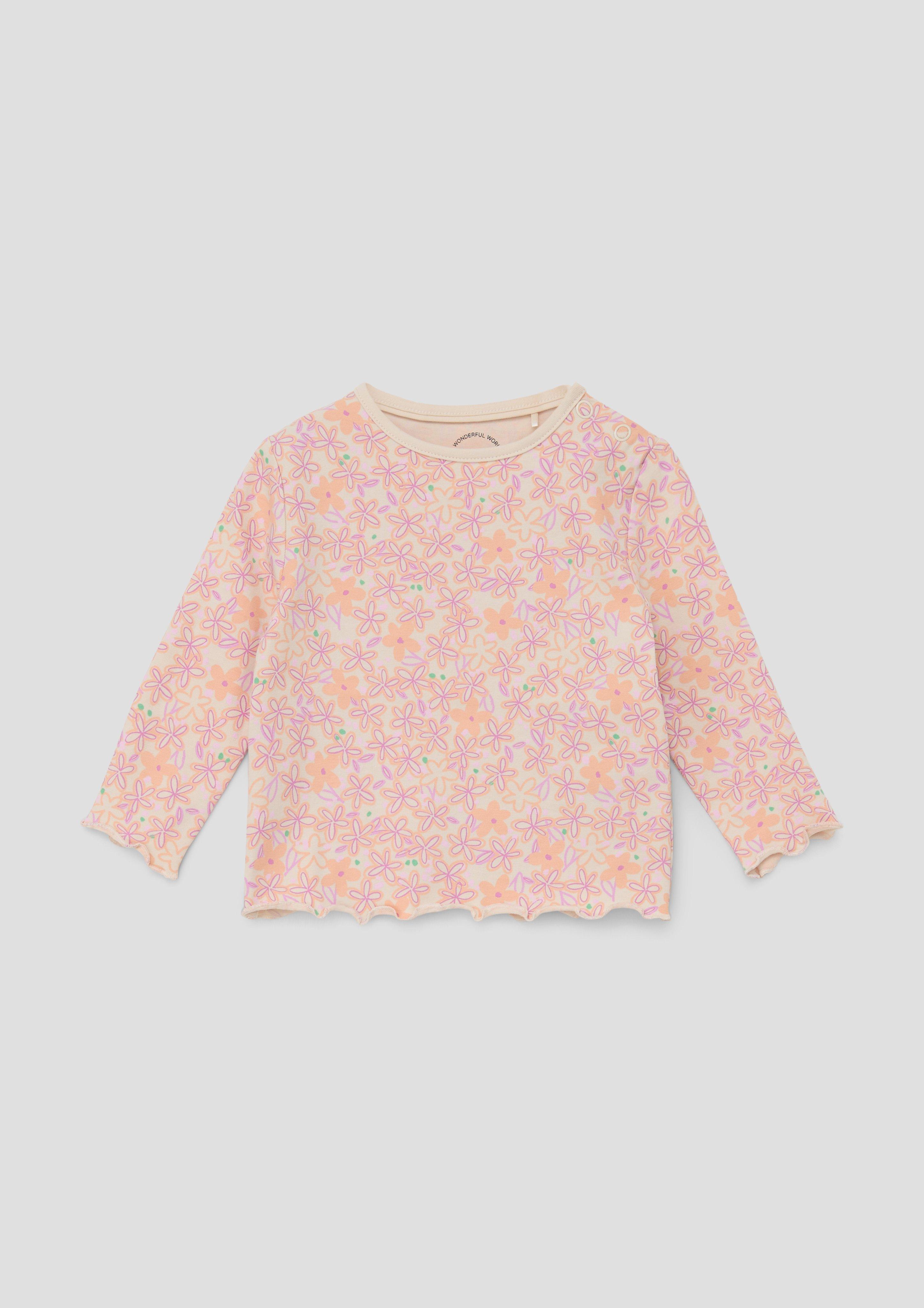 Longsleeve mit floralem Muster  2140159-08A4
