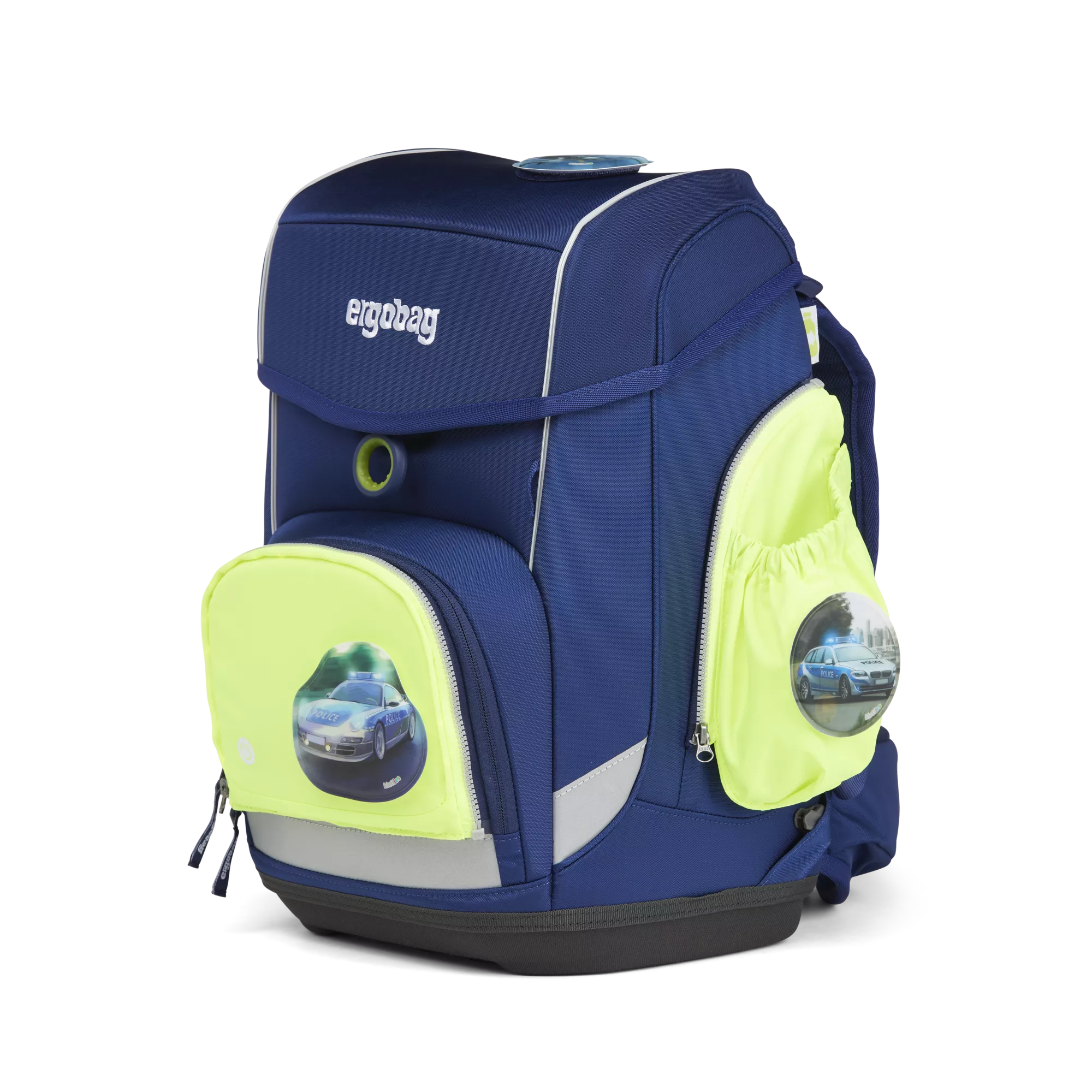 ergobag Fluo LED Seitentaschen-Set Gelb