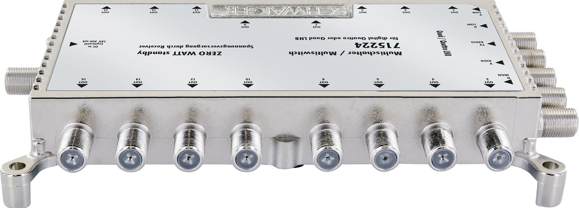 Schwaiger 715224 16 Eingänge steckernetzgerät Sat-Multischalter
