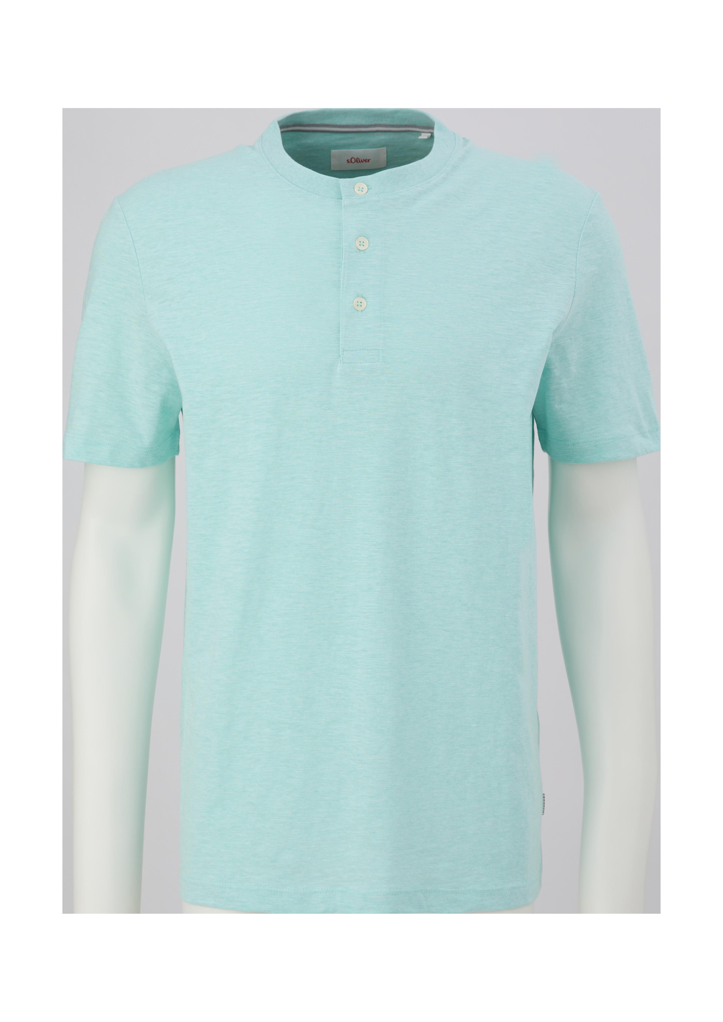 T-Shirt mit Henleyausschnitt  2132724-60W2