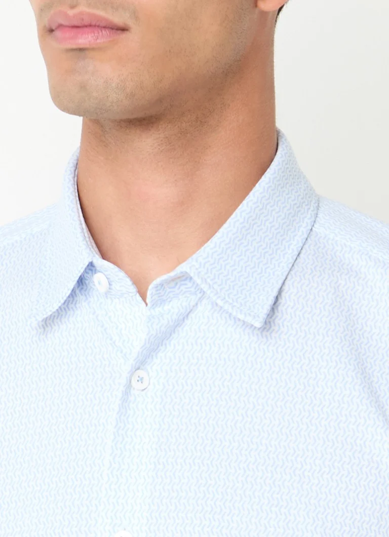 Cămașă HUGO BOSS P-Roan Slim Fit cu imprimeu