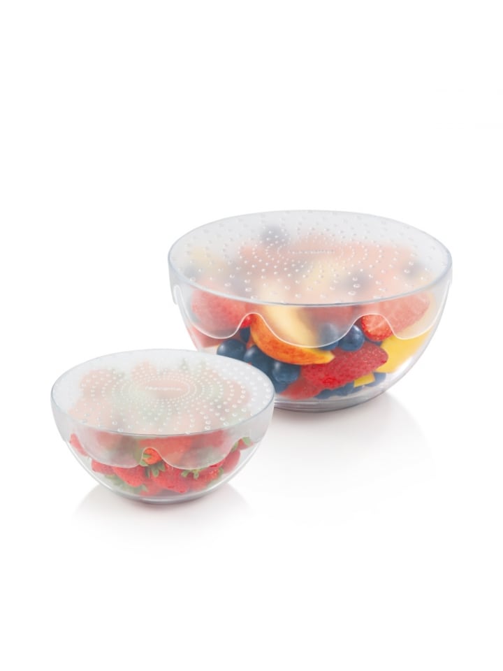Tescoma Elast. Silikon-Deckel 4FOOD 17&23cm, 2 Stück in transparent günstig kaufen zweistöckig