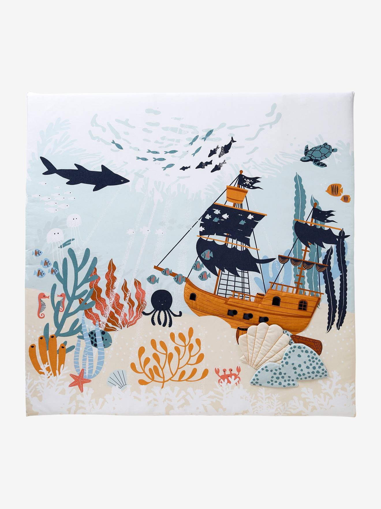 Tapis d'éveil et de jeu Récif bleu