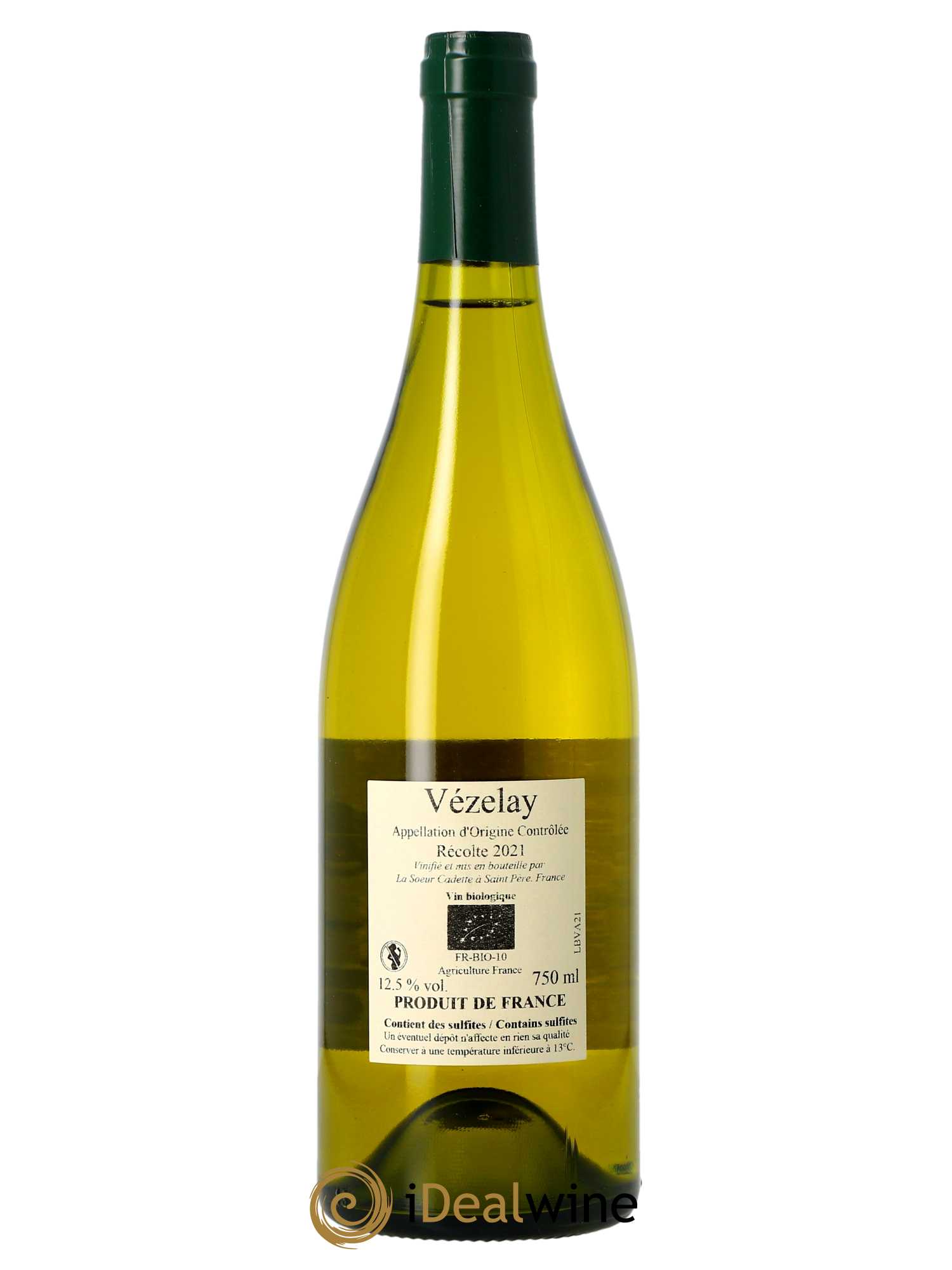 Vézelay Les Angelots La Soeur Cadette  2021 - Lot de 1 Bouteille